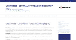 Desktop Screenshot of anthrojournal-urbanities.com