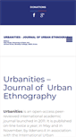 Mobile Screenshot of anthrojournal-urbanities.com