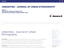 Tablet Screenshot of anthrojournal-urbanities.com